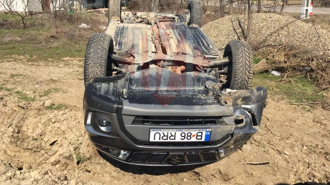 Accident rutier grav în comuna Răducăneni. Trei victime încarcerate, după ce un autoturism s-a răsturnat - EXCLUSIV, UPDATE, FOTO