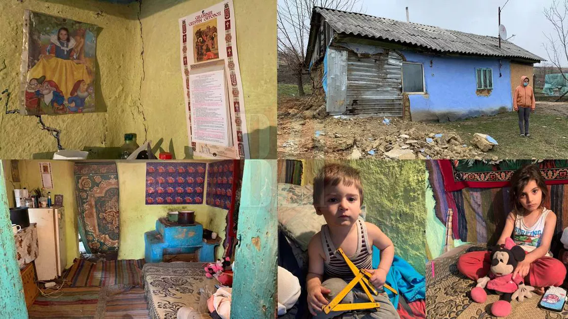 Nu a fost cutremur, dar o familie din Iași s-a uitat cum pereții casei cad în miez de noapte! Imaginile dezastrului din zori! Trei copii au rămas pe drumuri - FOTO