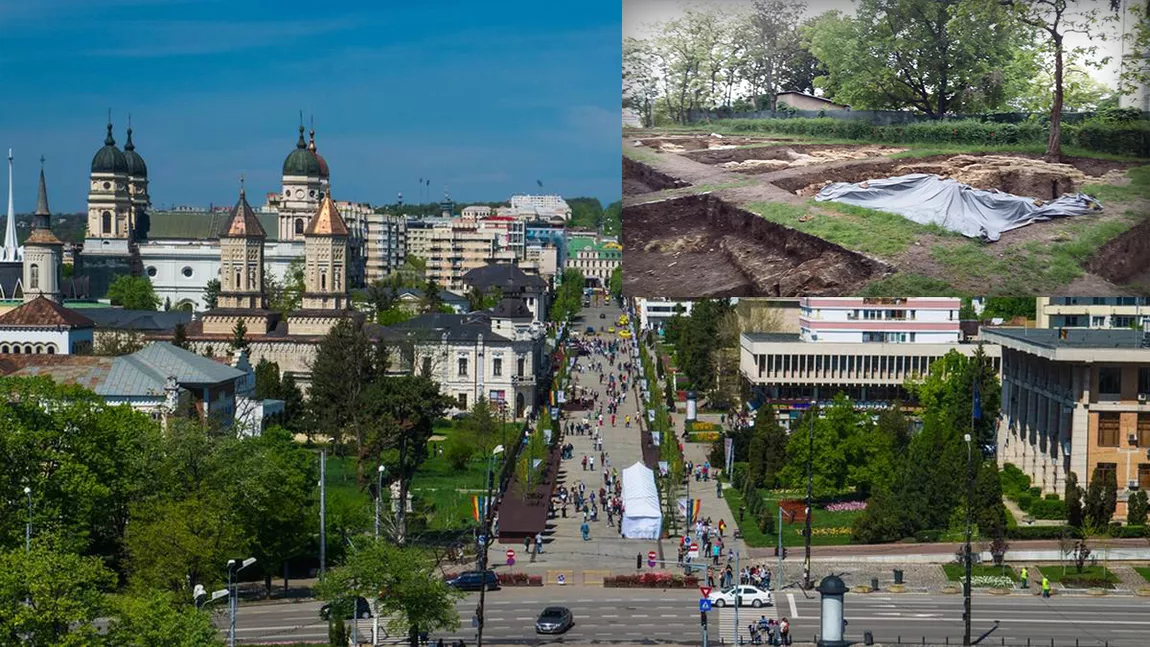 Spectaculos! Noi descoperiri arheologice, în plin centru al orașului Iași, lângă Palatul Culturii! Săpăturile au scos la iveală construcții legate de clădiri vechi și istorice din urbe - GALERIE FOTO EXCLUSIVå