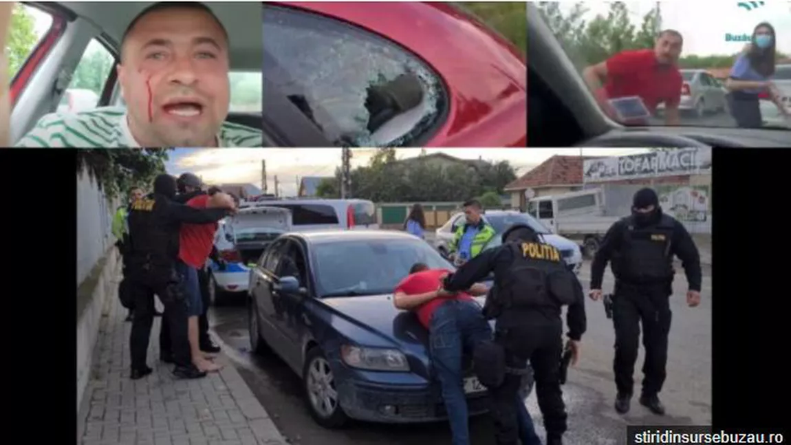 Momente terifiante pentru un cunoscut activist din Buzău! A fost luat la bătaie chiar de față cu poliţiştii cărora le-a cerut ajutorul - FOTO, VIDEO