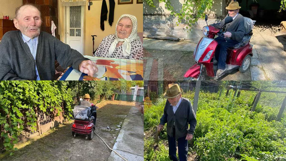 Uitați-vă la el! Este cel mai bătrân fermier din Iași. La 99 de ani produce tot ce consumă, alături de soția sa. Neculai Ghercă are un secret pe care l-a transmis cu zâmbetul pe buze! GALERIE FOTO / VIDEO (Exclusiv)