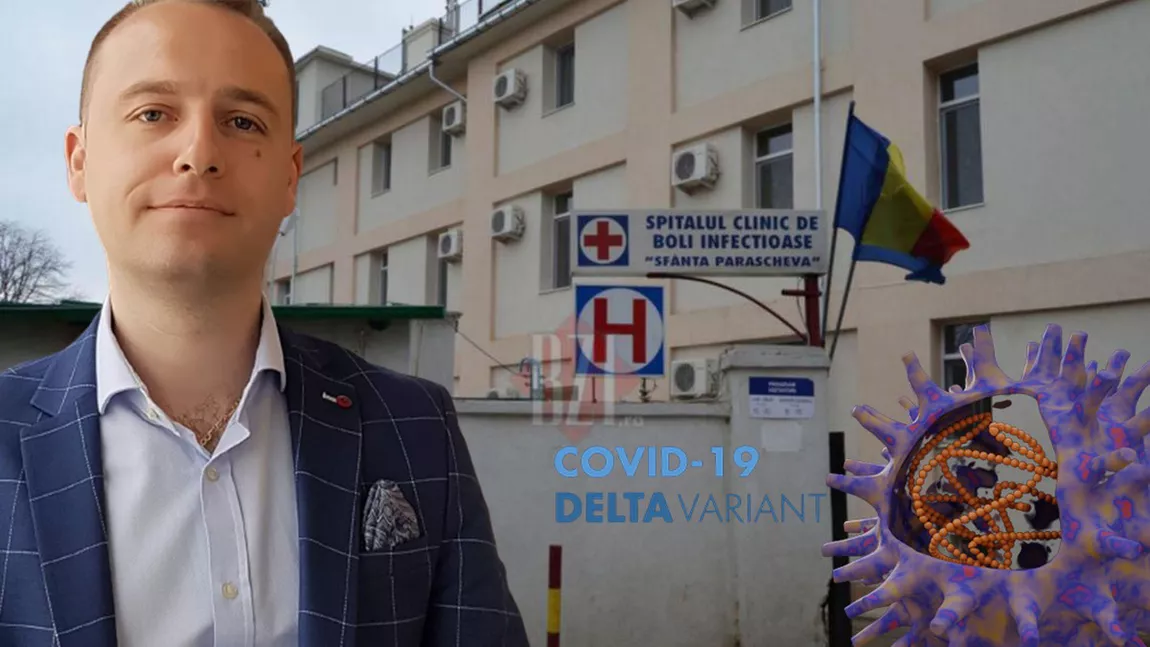 Un alt ieșean suspect de infectare cu tulpina Delta este în stare gravă! Patru pacienți sunt internați în Secția ATI a Spitalului de Boli Infecțioase din Iași