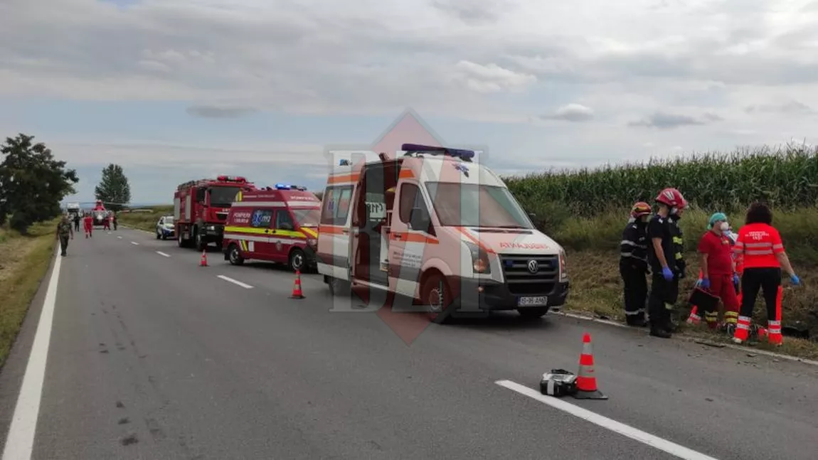 Accident rutier grav în localitatea Costești din județul Iași! Motociclistul a murit pe loc! -FOTO, VIDEO