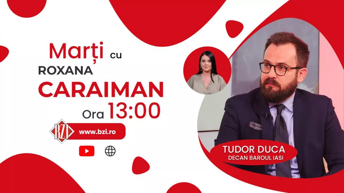 LIVE VIDEO - Tudor Duca, decanul Baroului Iași, face precizări importante la BZI LIVE despre examenele de admitere în Barou și Magistratură - FOTO
