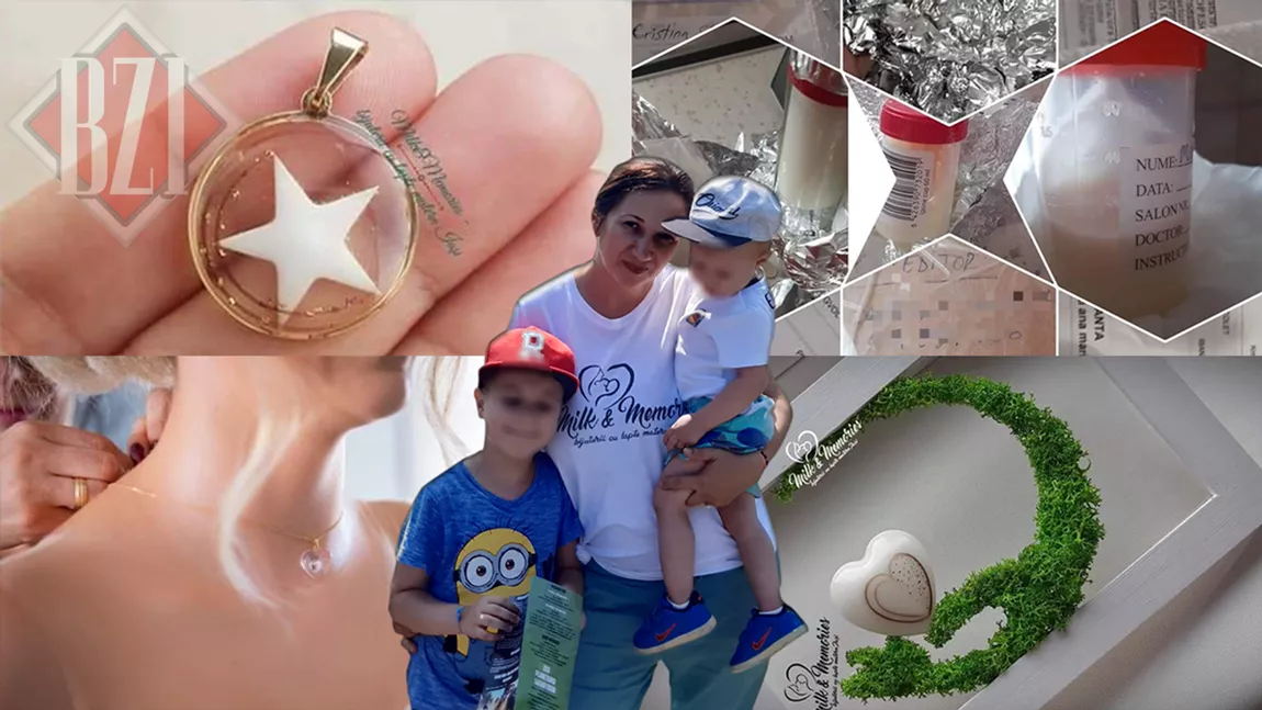 Ați purta astfel de bijuterii? O tânără mămică din Iași le face din lapte matern sau din cordonul ombilical! Andreea Fotica: 