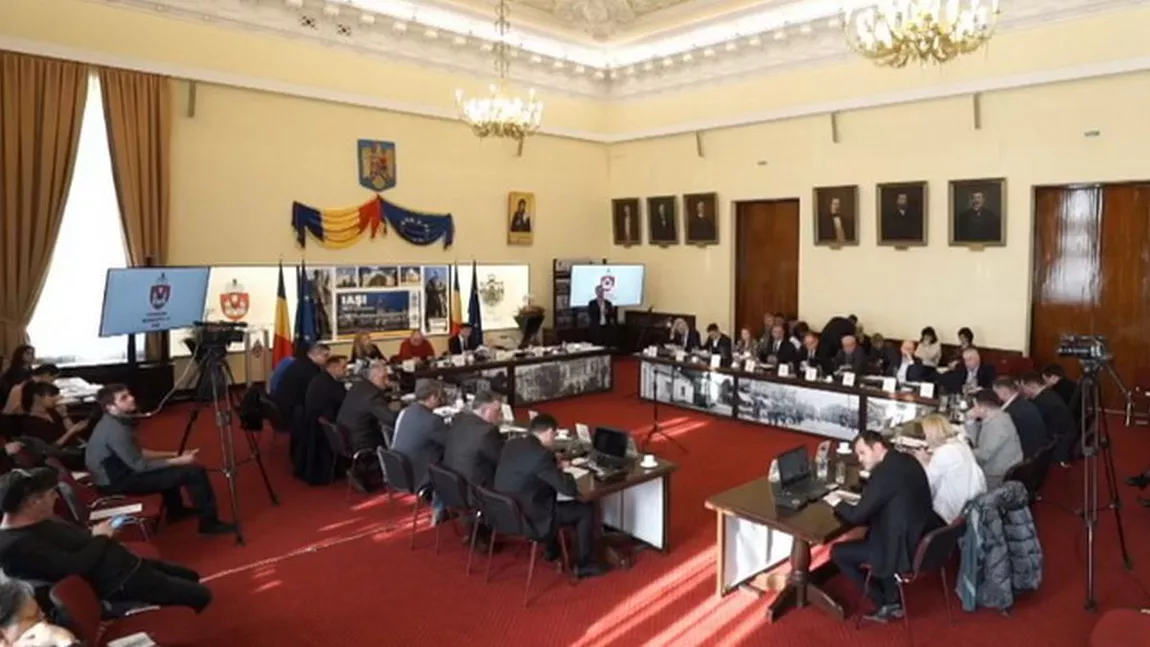 Municipalitatea ieșeană cumpără sisteme audio pentru desfășurarea ședințelor de Consiliu Local! Contractul are o valoare de 67.000 de euro