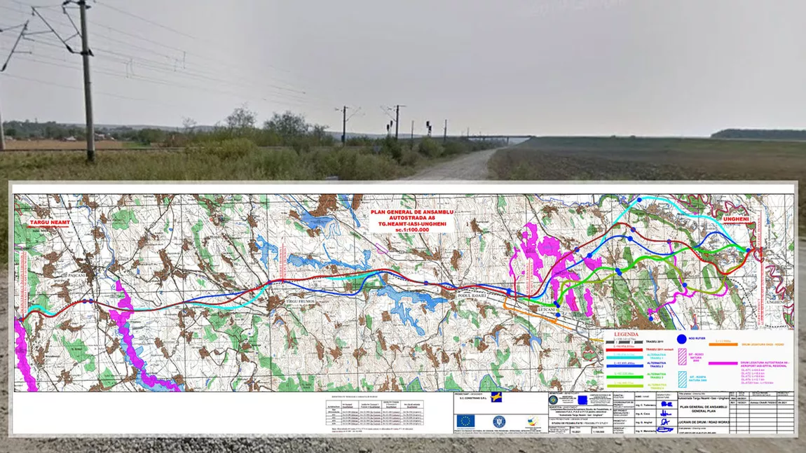 Telenovela autostrăzii A8 Iași - Târgu Neamț s-a încheiat. Iată varianta finală a rutei care va traversa județul! GALERIE FOTO
