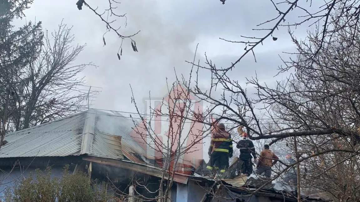 Incendiu în localitatea Erbiceni, din județul Iași. O persoană a decedat -FOTO, VIDEO