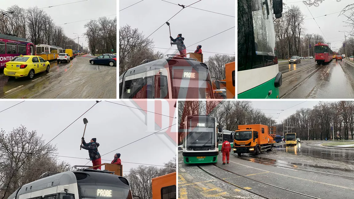 Imagini incredibile, surprinse la Iași! Un tramvai pe care s-a plătit 2 milioane de euro a fost 