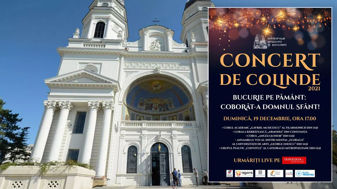 Concert de colinde, organizat de Mitropolia Moldovei și Bucovinei, la Iași! Cinci coruri vor aduce în acest an vestea Nașterii Domnului