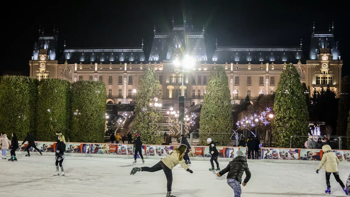 Începe sezonul distracției pe gheață la patinoarul de la Palas!