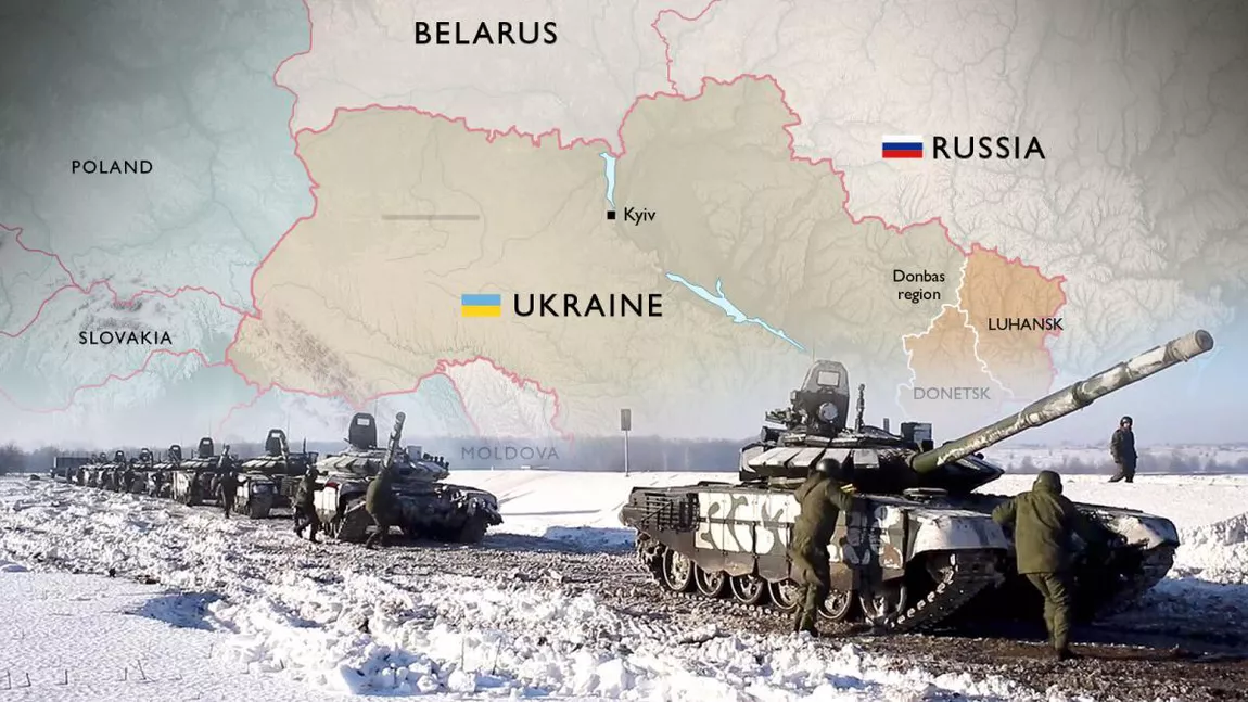A început războiul în Ucraina! Vladimir Putin a anunțat că a trimis armata - FOTO