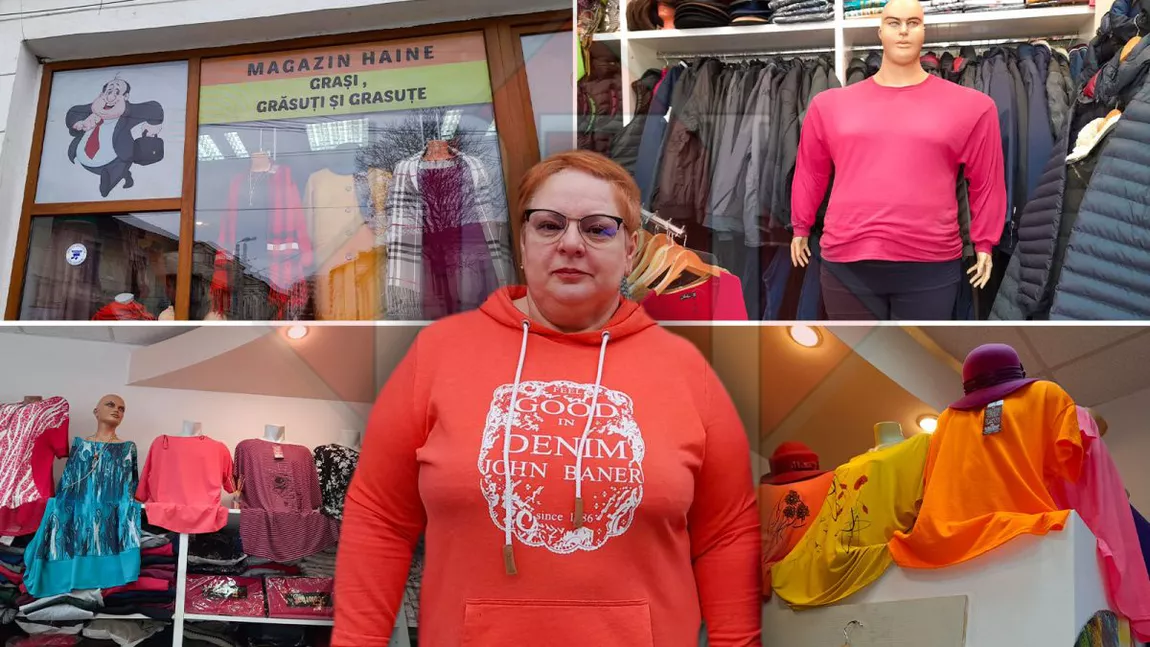 Singurul magazin din Iași în care se găsesc haine pentru obezi, o afacere pornită din nevoie! 