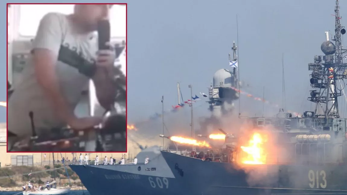 Dialogul spumos dintre o navă rusească şi una georgiană! Au făcut mişto de ei în ultimul hal - VIDEO