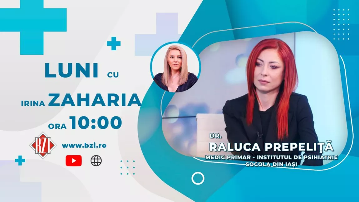 LIVE VIDEO - Dr. Raluca Prepeliță, medic primar psihiatru, Institutul de Psihiatrie Socola Iași discută în emisiunea BZI LIVE despre Alzheimer, o boală periculoasă ce se instalează în timp - FOTO