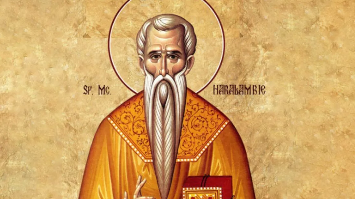 Sfântul Haralambie, sărbătorit astăzi de creştinii ortodocşi. Ce rugăciune trebuie citită