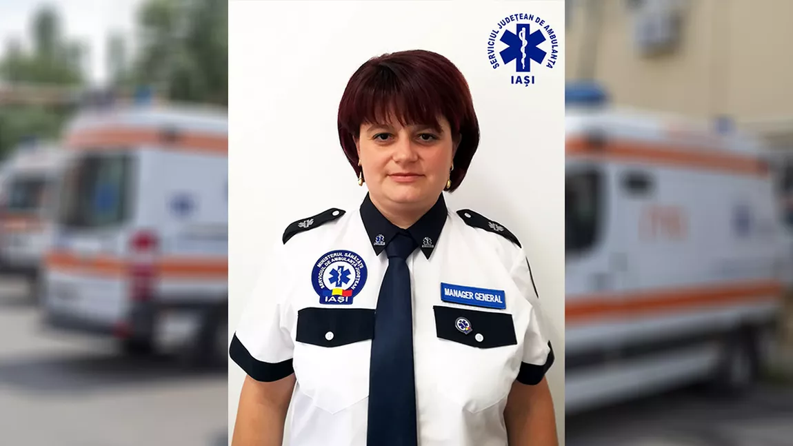 Dr. Simona Ivașcu a fost reconfirmată pe funcția de șef al Serviciului de Ambulanță Iași