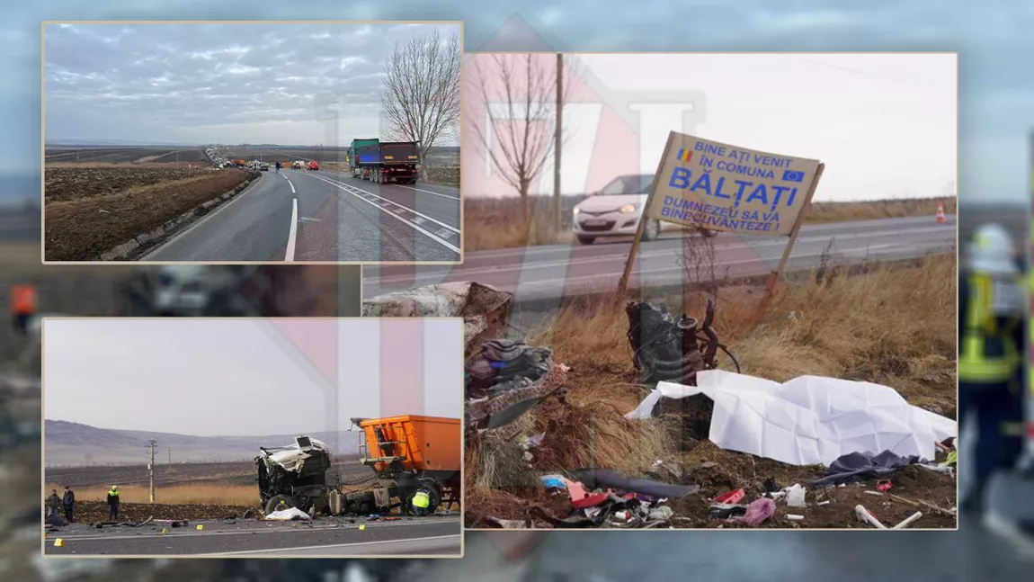 Modificare importantă de trafic rutier pe drumul european de lângă Iași! Apar noi reguli în zona cumplitului accident de la Bălțați - FOTO