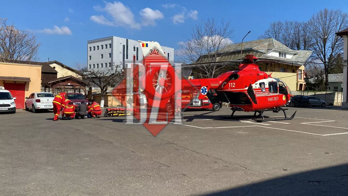 Accident grav la Șișcani. Doi copii au fost răniți, după ce un stâlp a căzut peste ei. Se intervine cu un elicopter SMURD - GALERIE FOTO, VIDEO, UPDATE
