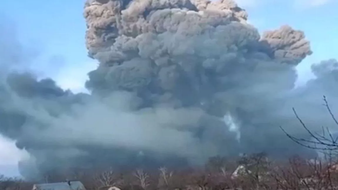 Un nor toxic format în urma bombardamentelor din Ucraina se apropie de România