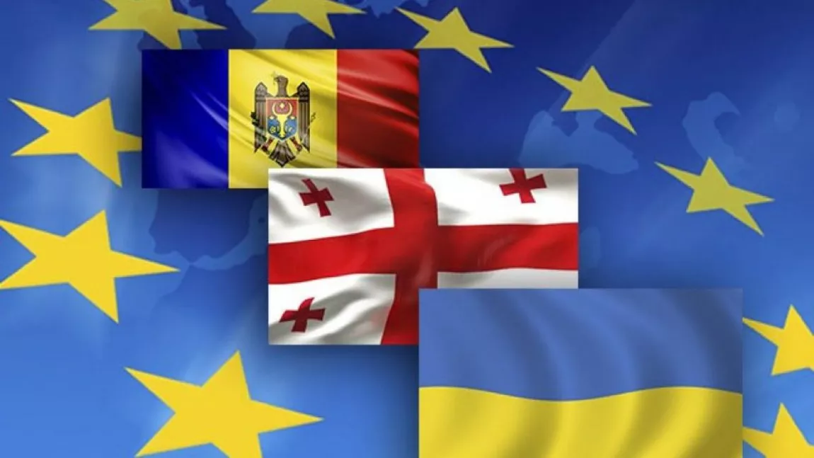 UE a decis să înceapă procesul de aderare a Ucrainei, Republicii Moldova și Georgiei