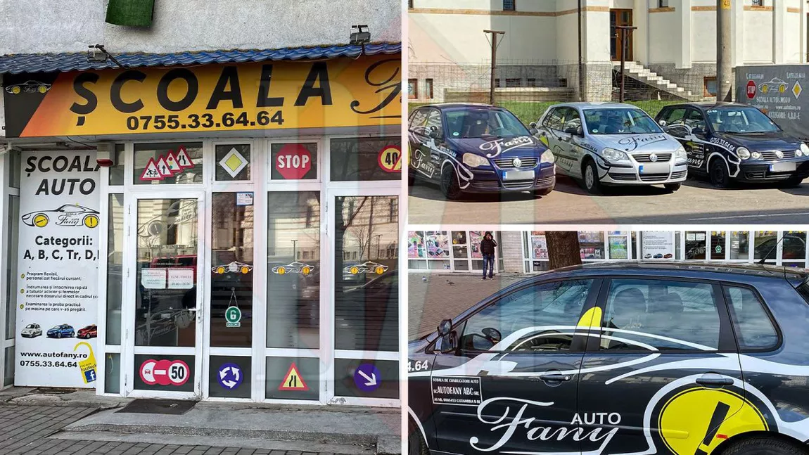 Școala de șoferi Auto Fany din Iași, călcată de inspectorii ISCTR! Au amendat profesorul pentru că nu avea cursanți în sală - FOTO