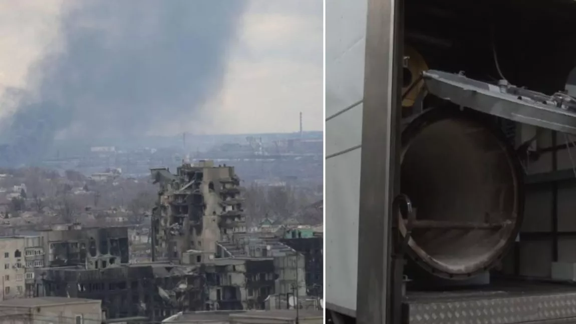 Armata rusă ar folosi un crematoriu mobil pentru a șterge dovezile crimelor de război din Mariupol