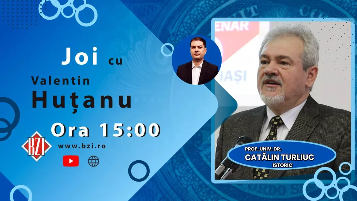 LIVE VIDEO - Top Exclusiv! Ediție-dialog BZI LIVE spectaculoasă despre trecutul francmasoneriei din Moldova istorică alături de prof. univ. dr. Cătălin Turliuc - FOTO