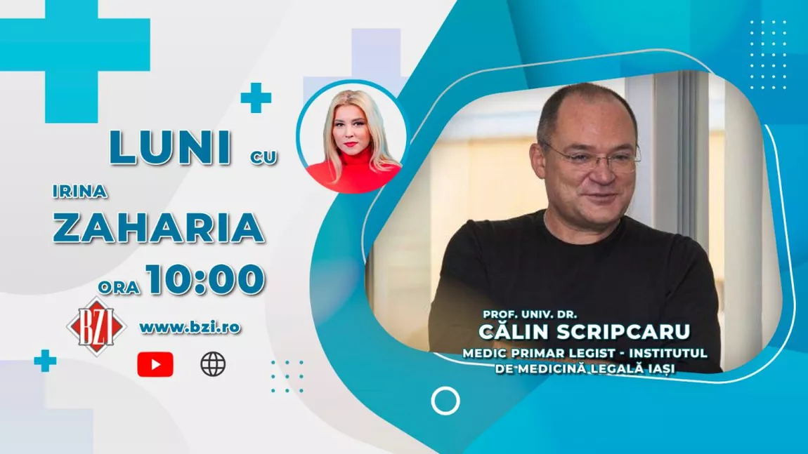 LIVE VIDEO - Prof.dr Călin Scripcaru, medic legist la Institutul de Medicină Legală Iași, discută în emisiunea BZI LIVE despre efectele nocive ale alcoolului asupra creierului uman