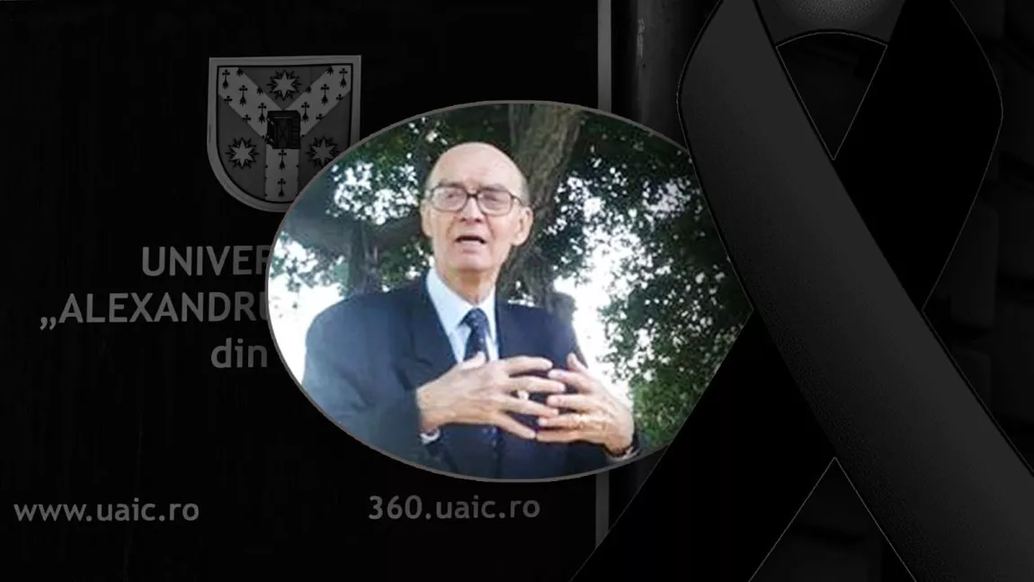 Durere și tristețe! A murit un mare profesor de la Universitatea „Alexandru Ioan Cuza” din Iași. Ion Toderașcu este unul dintre seniorii instituției