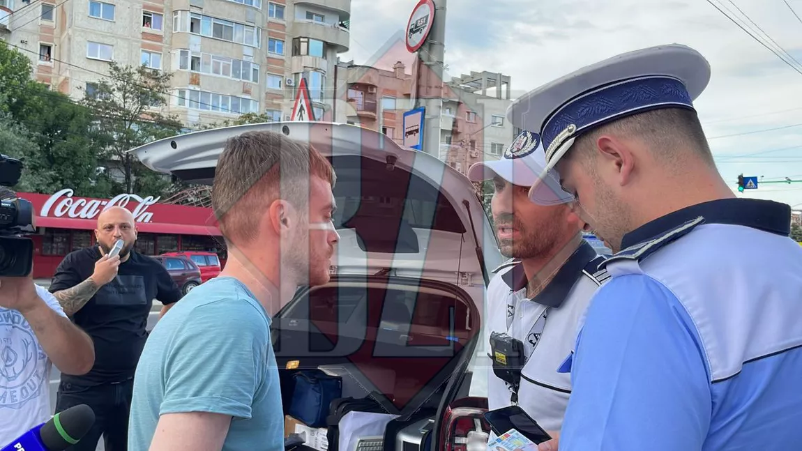 Un tânăr a fost depistat pozitiv la canabis după ce a fost tras pe dreapta de polițiști - EXCLUSIV, FOTO/VIDEO