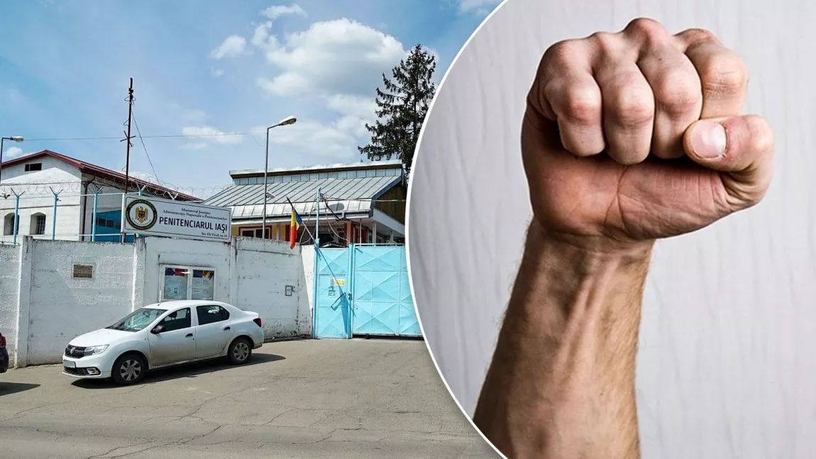 Bătaie, în Penitenciarul Iași! Un deținut orb, lovit cu pumnii de față cu agenții din temniță (EXCLUSIV)