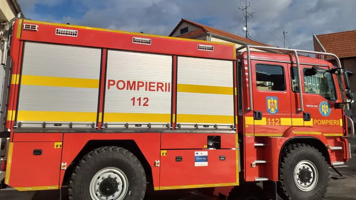 Incendiu în municipiul Iași. Un gard viu a fost cuprins de flăcări - EXCLUSIV