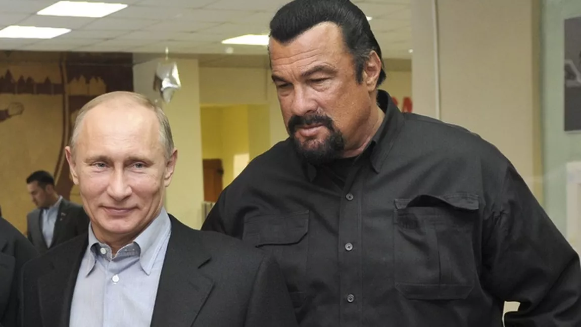 Prietenul lui Vladimir Putin, Steven Seagal, se află în Donbas şi are rol principal într-un documentar de propagandă rusă