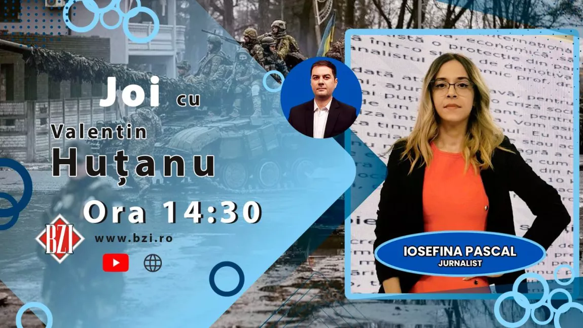LIVE VIDEO - Top Exclusiv BZI LIVE! Dialog de zile mari cu dezvăluiri despre ceea ce se întâmplă în România și în lume alături de incisivul jurnalist Iosefina Pascal