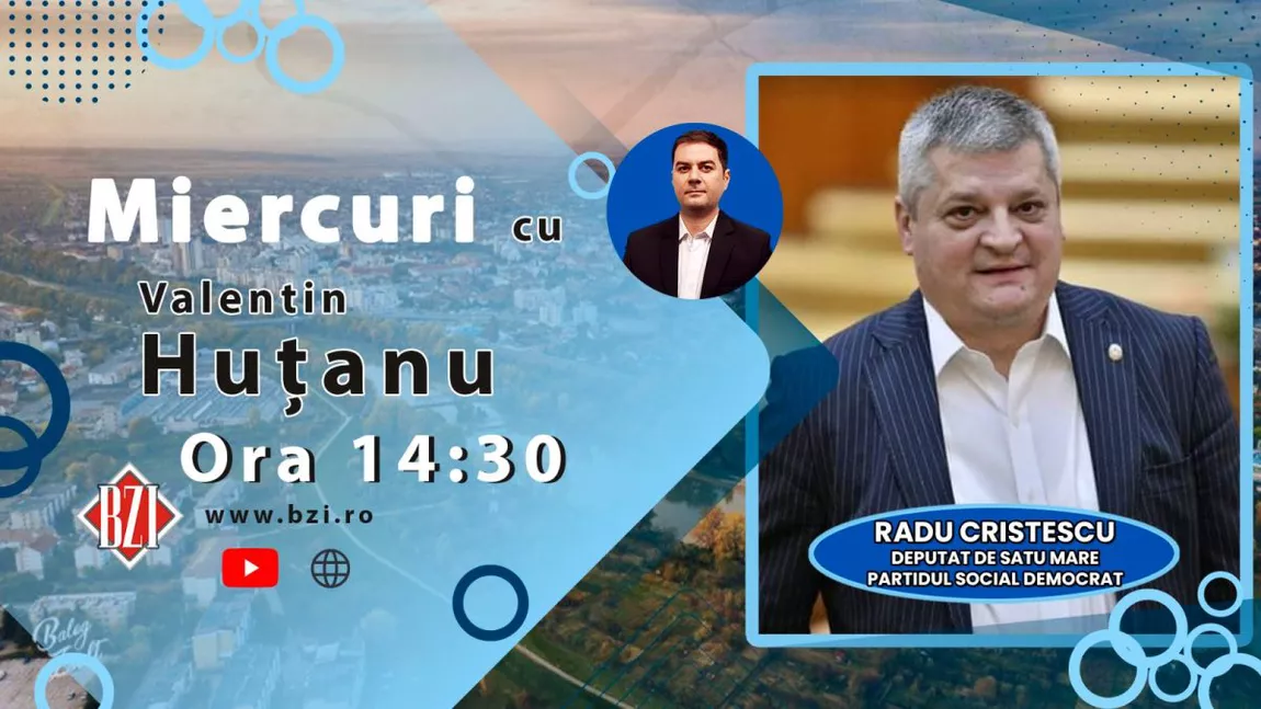 LIVE VIDEO - Deputatul PSD, Radu Cristescu, în direct la BZI LIVE. Parlamentarul discută despre cum va fi la iarnă și despre afacerile maghiare din Transilvania