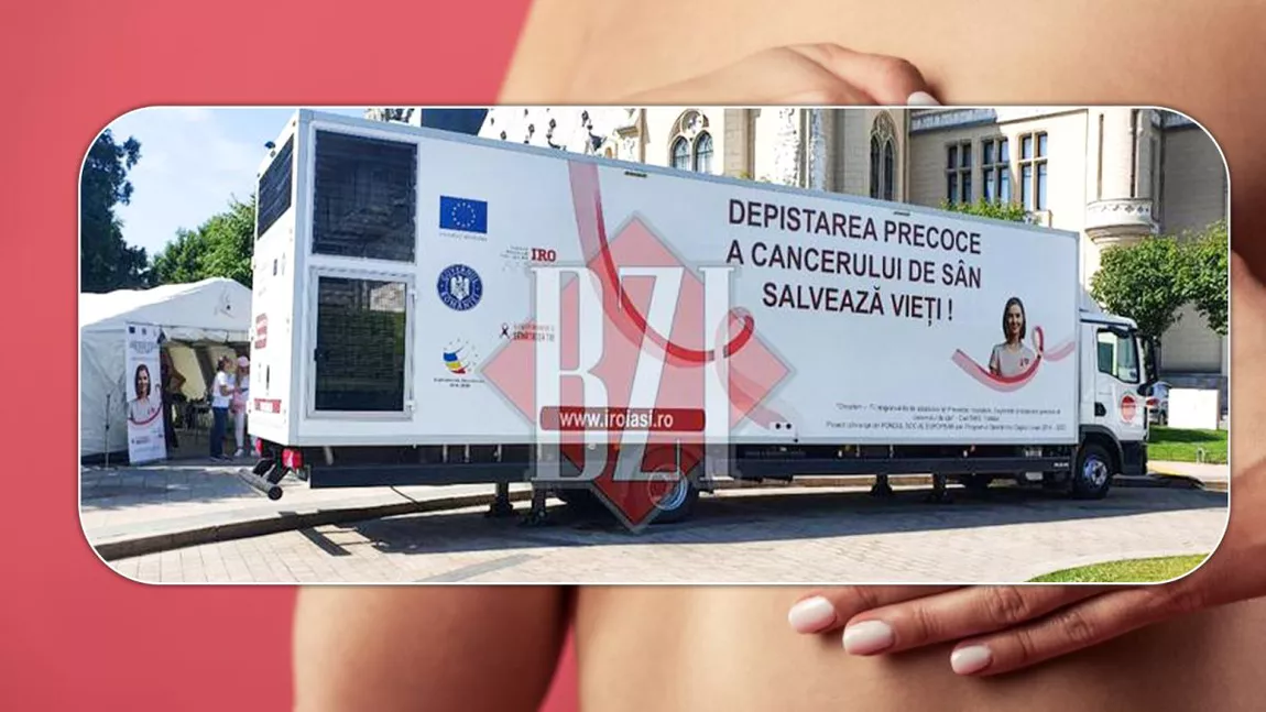 Mamografii gratuite, realizate de Unitatea Mobilă de Screening de Cancer Mamar a IRO Iași. În ce județ ajung medicii ieșeni
