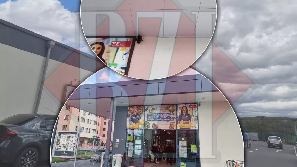 Zgomotul care a pus pe gânduri un întreg cartier din Iași! Un difuzor montat pe un magazin Lidl scoate sunete ciudate: păsări de toate felurile