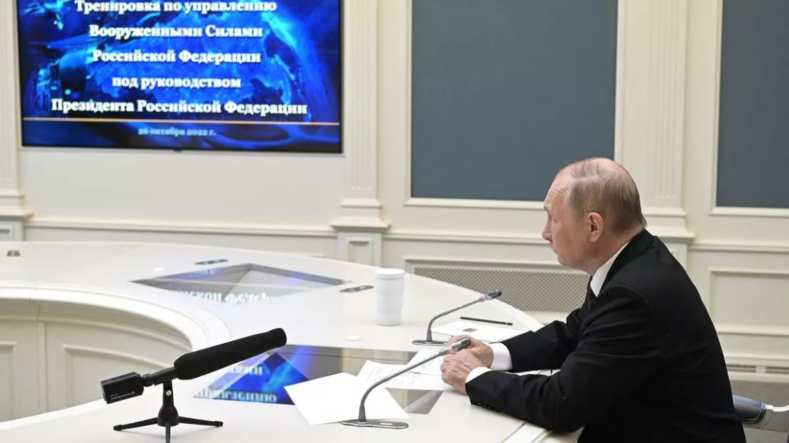 Război nuclear simulat de autorităţile de la Moscova. Putin a urmărit „atacul” printr-o videoconferință