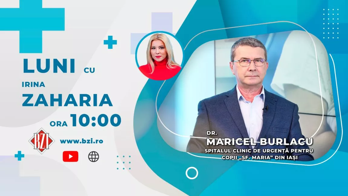 LIVE VIDEO - Dr. Maricel Burlacu, medic primar pediatru, Secția III Pediatrie, Spitalul de Copii ,,Sf. Maria