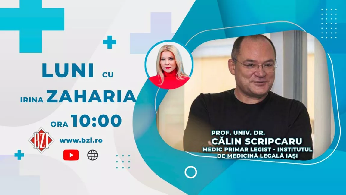 LIVE VIDEO - Prof.dr Călin Scripcaru, medic legist la Institutul de Medicină Legală Iași, discută în emisiunea BZI LIVE despre cartea lansată „Socola – Destinul Șoimului Hoinar