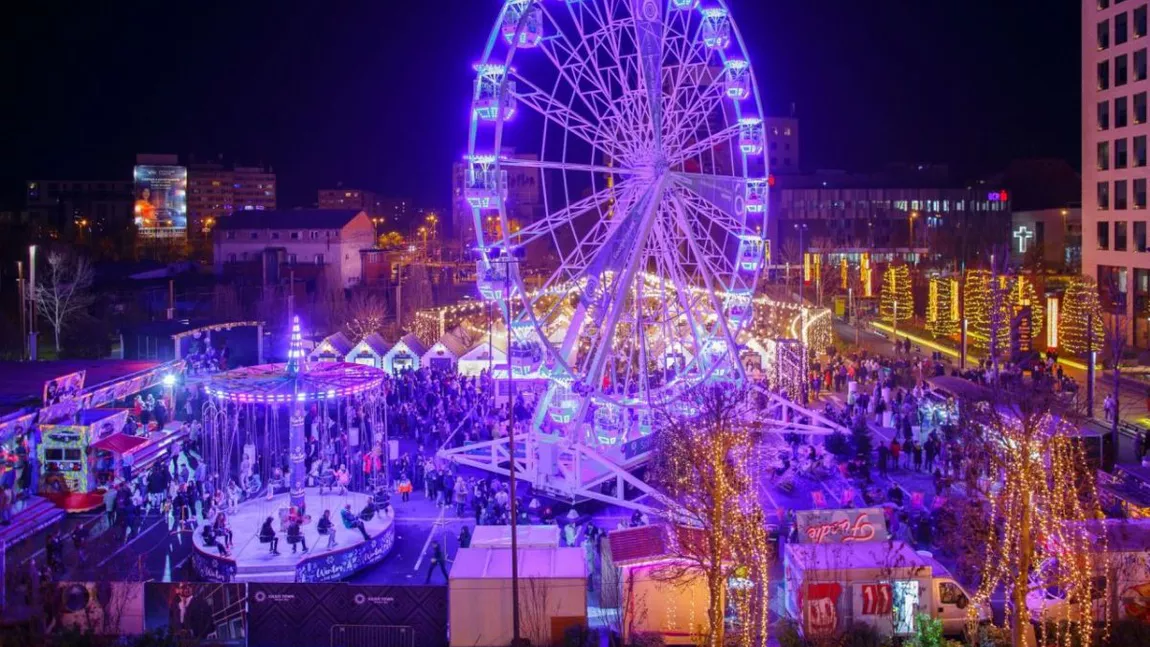 Sâmbătă se deschide târgul de Crăciun din Iulius Town! Parc de distracţie, concerte live şi atmosferă magică