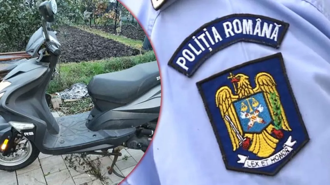 Ieșean prins fără permis de conducere, în timp ce conducea un motoscuter neînmatriculat!