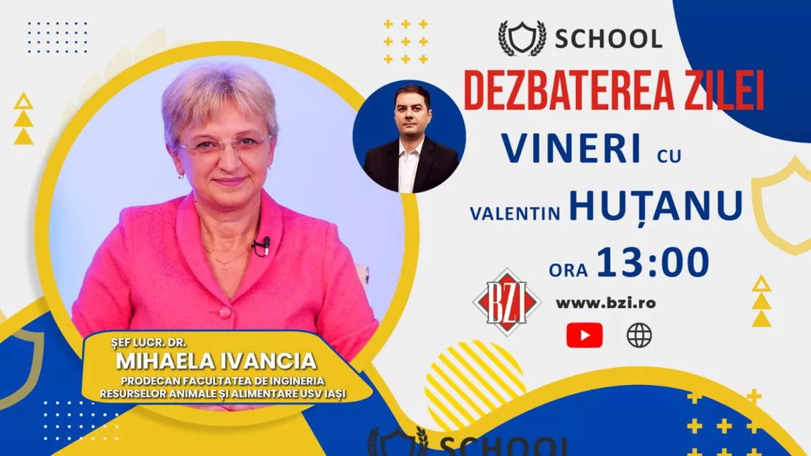 LIVE VIDEO - Despre violența asupra femeii ca fenomen social la „Dezbaterea Zilei” BZI LIVE, alături de şef lucrări dr. Mihaela Ivancia, USVIași - FOTO