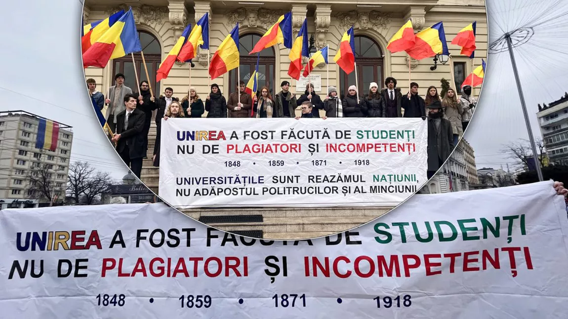 Studenții din Iași transmit un mesaj teribil: „Cultura plagiatului apropie România de Rusia lui Putin și împiedică reforma educației”