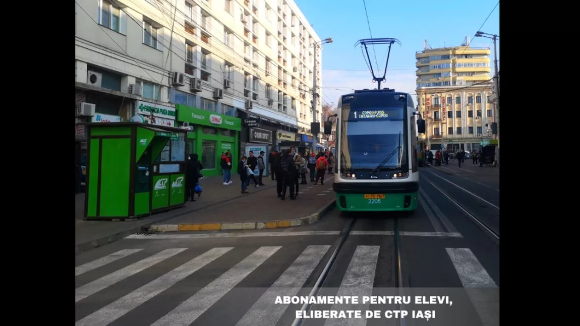 Vești bune pentru elevii care călătoresc pe traseele metropolitane! Biletele vor putea fi achiziționate de la punctele de vânzare ale CTP Iași