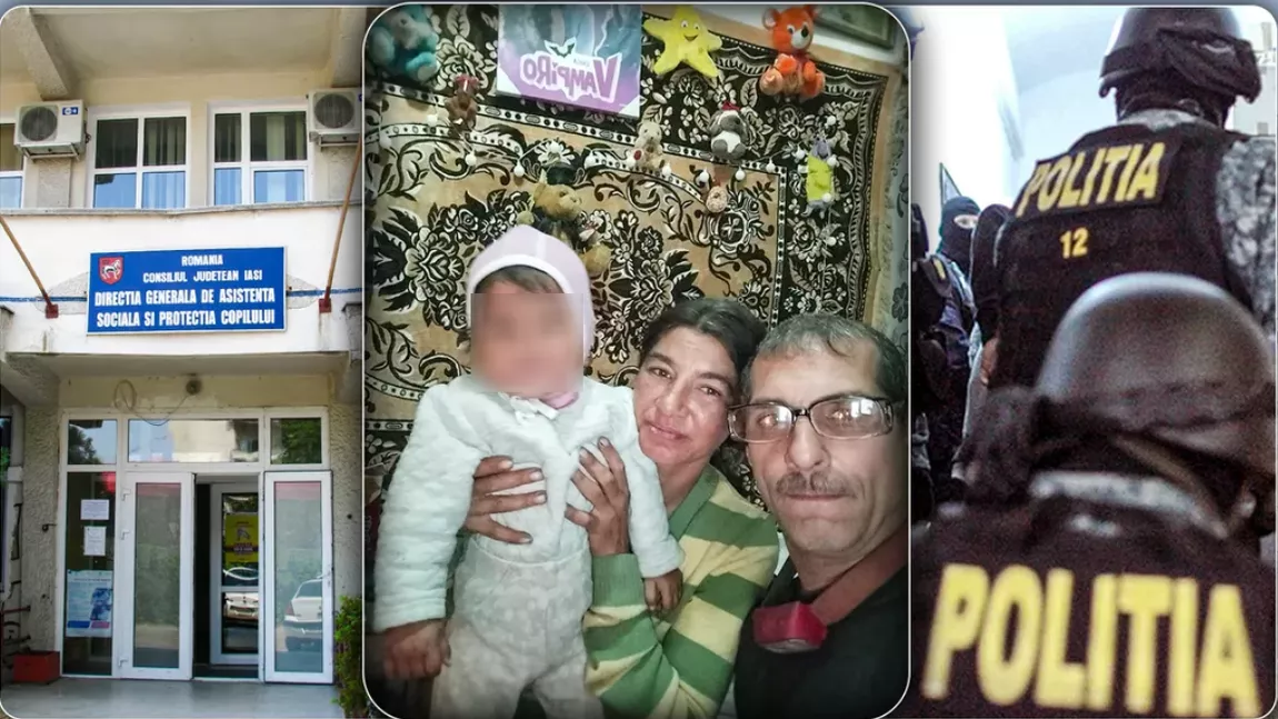 Poveste cusută cu ață albă! Un bebeluș de 2 ani ar fi fost abandonat de mamă în brațele unui cerșetor din Iași. Părinții neagă totul! – GALERIE FOTO