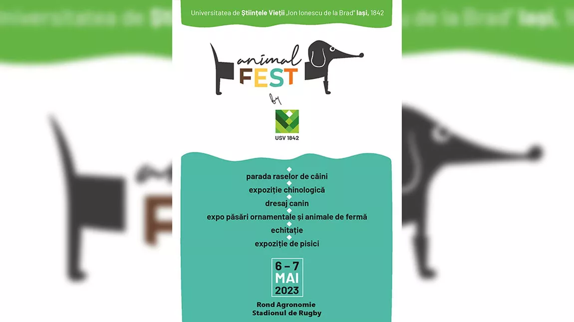 „Animal Fest” organizat la Universitatea de Științele Vieții din Iași