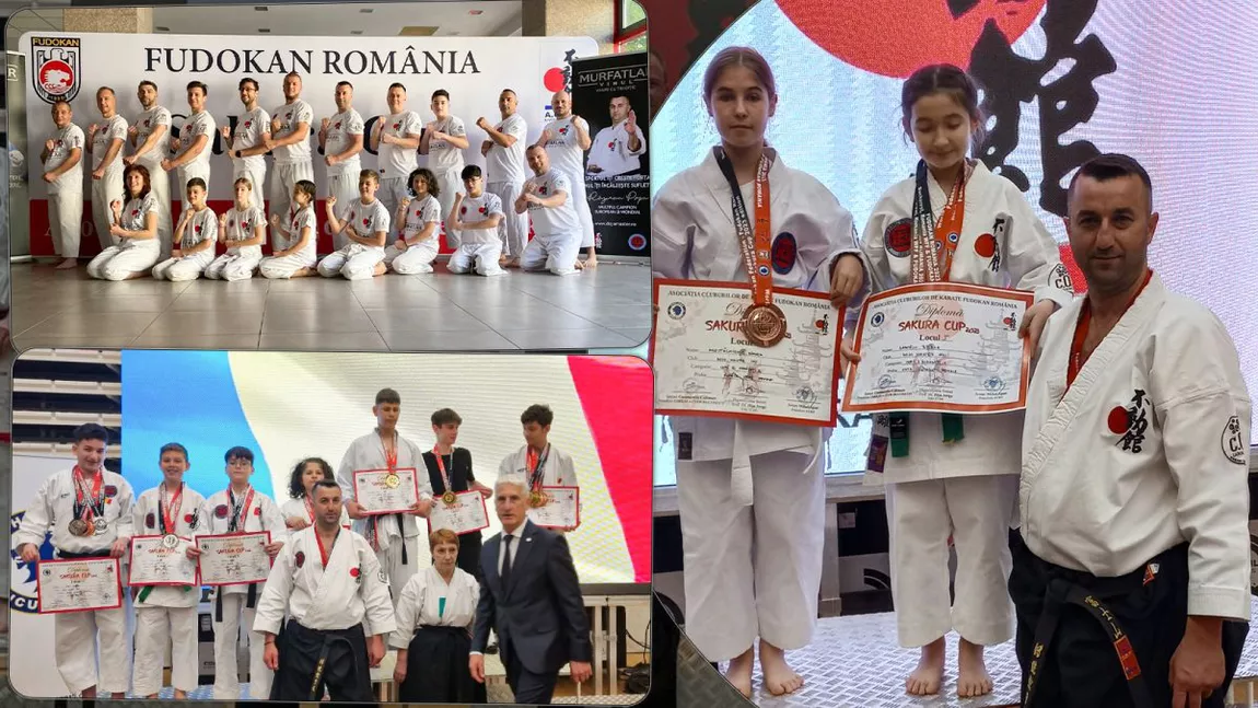 Cel mai fericit sensei de karate din Iași. Elevii săi au obținut rezultate excelente la Cupa Sakura de la București. Antrenorul Răzvan Popa a fost promovat la gradul de centură neagră 6 Dan - FOTO