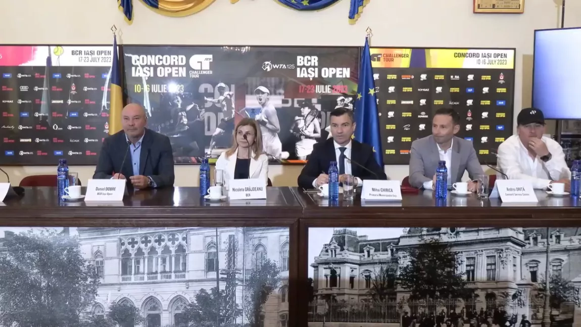 Noi detalii cu privire la organizarea și desfășurarea celor mai importante turnee de tenis din România, care se vor desfășura la Iași - LIVE VIDEO, UPDATE